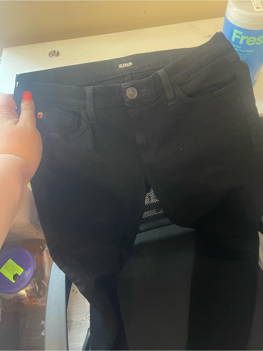 Hudson Jeans Women's Black Skinny Jeans